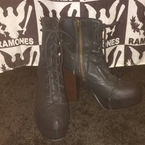 Platform Ankle Boots